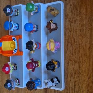 Lot Of 14 Little People Vibrant  Figures with Colorful Characters. Gently Used .